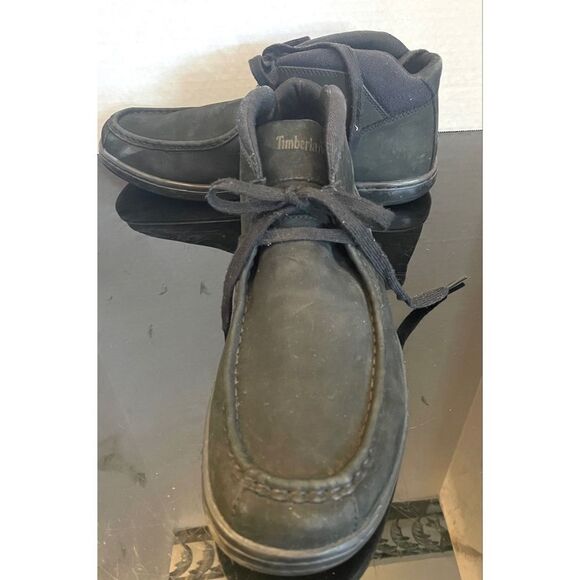 Timberland Boots Newmarket Cupsole Chukka Green Black Ankle Boots Size 12 M main image 4
